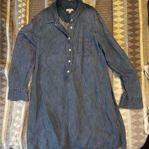 Denim shirt dress
